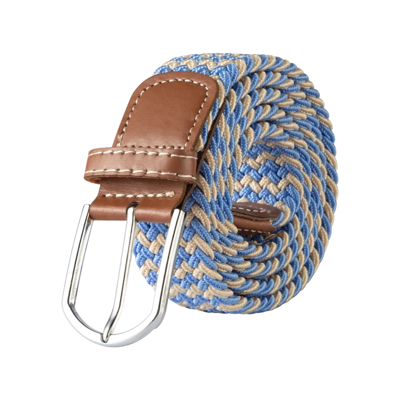 107/120/130CM Fashion Female Elastic Casual Stretch Woven Belt Unisex Canvas Elastic Belts for Women Jeans Pin Buckle Men Belt Quick Pick Grocers
