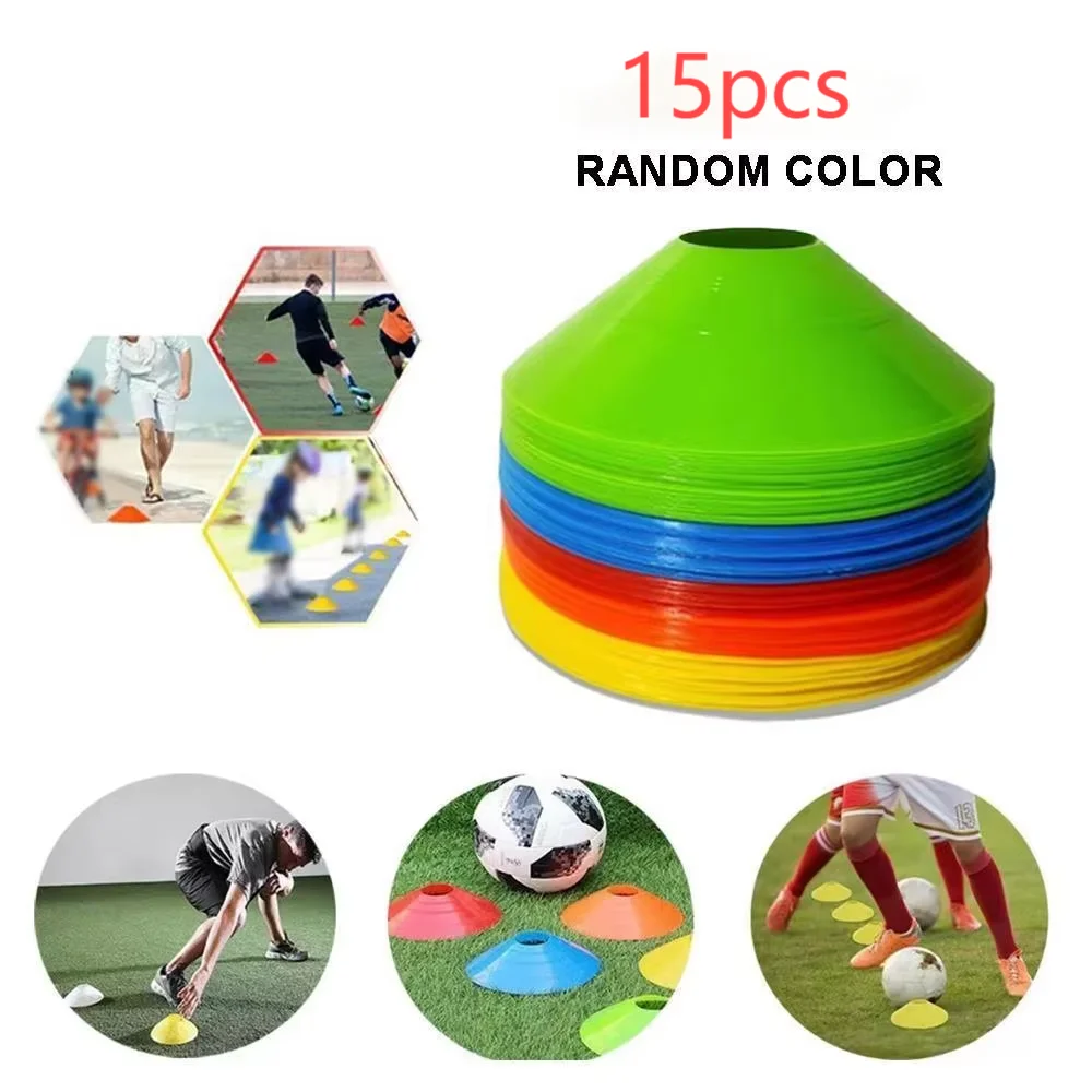 10/20/30pcs soccer Training Sign Dish Pressure Resistant Cones Marker Discs Bucket Outdoor Basketball Football Training Sports Quick Pick Grocers