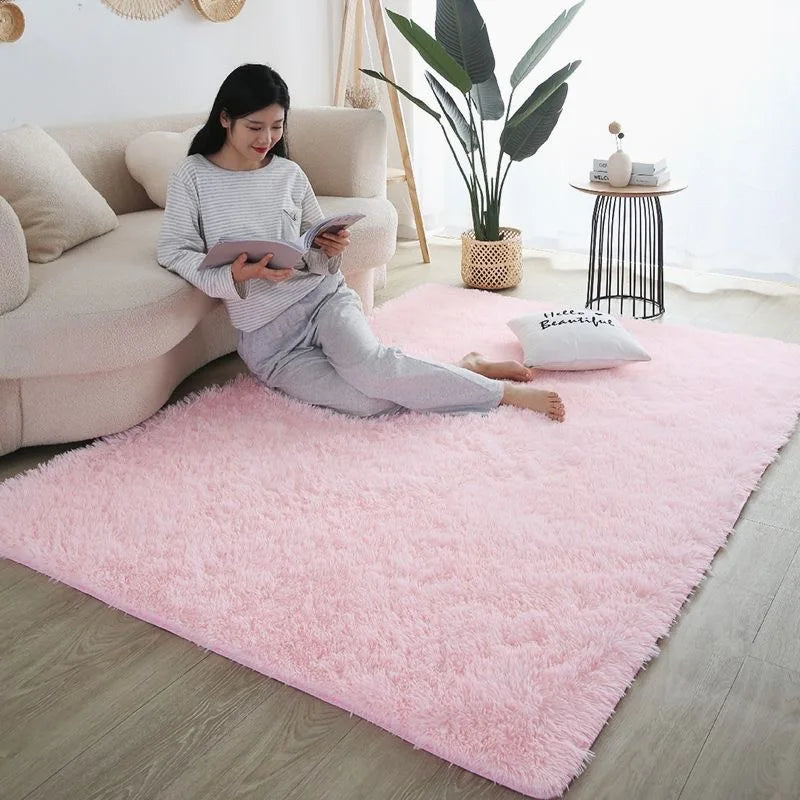 Kids Carpet Girl Rainbow Colors Carpets For Living Room Large Push Soft Bedroom Rugs Bedside Children's Room Floor Cute Mats Quick Pick Grocers