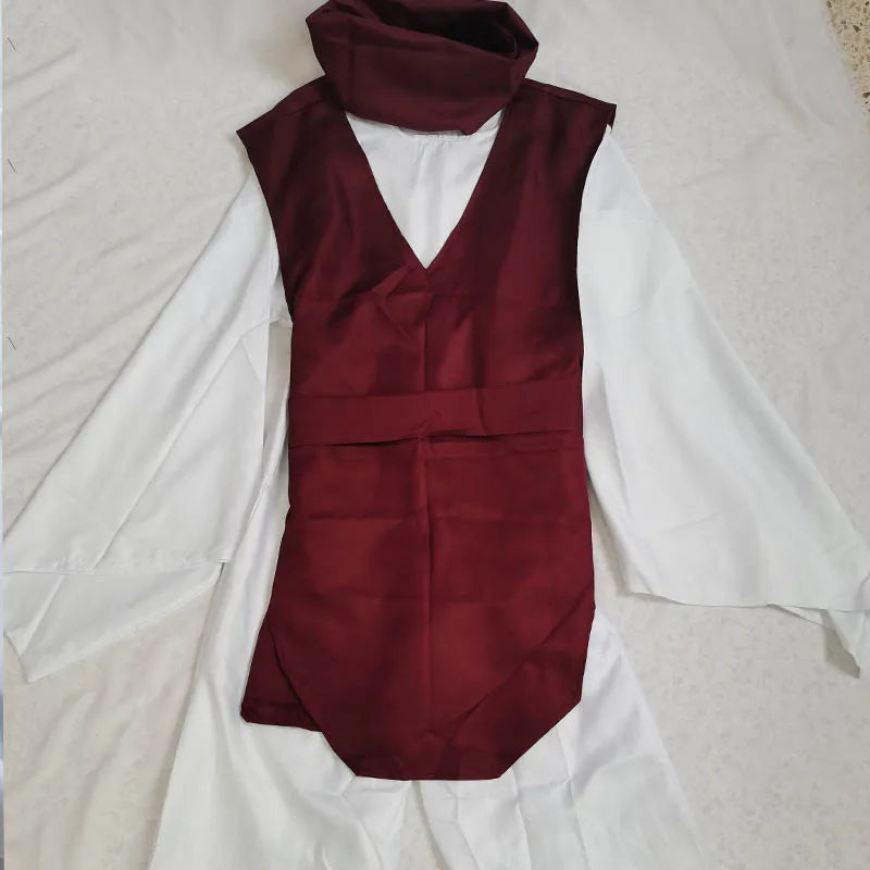 Anime Choso Cosplay Costume with Vest Neck Gaiter Belt White Elastic Pants Halloween Choso Kimono Outfits for Comic Con Quick Pick Grocers