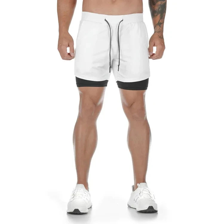 Camo Running Shorts Men Gym Sports Shorts 2 In 1 Quick Dry Workout Training Gym Fitness Jogging Short Pants Summer Men Shorts Econic Blanks