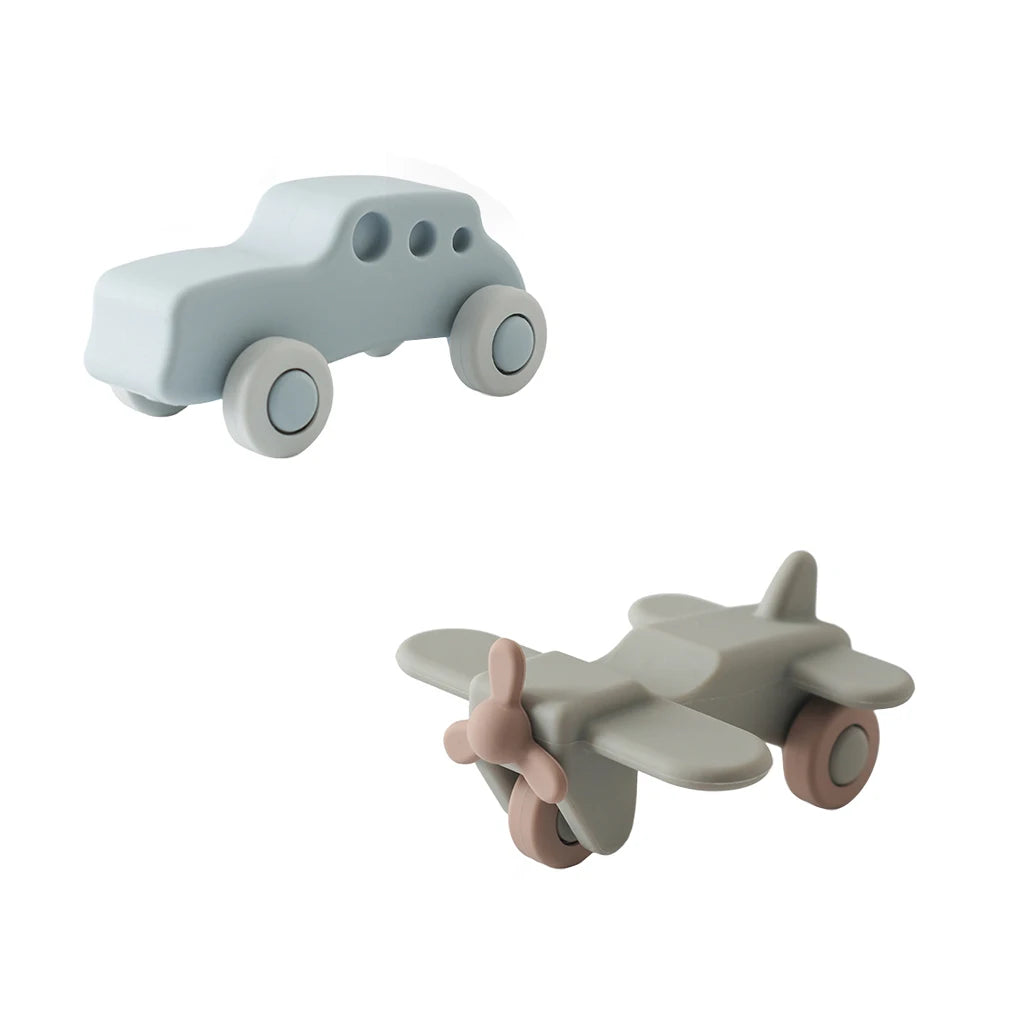 Baby Silicone Car Toys Montessori Baby Things Silicone Baby Teether Toy Car  0 12 Months Newborn Educational Toy Silicone Blocks Purest Peak