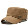 Hat Men's Flat Military Hat Is Simple And Versatile, Middle-Aged Hat Spring And Autumn Duck Tongue Casual Fashion New Style Quick Pick Grocers