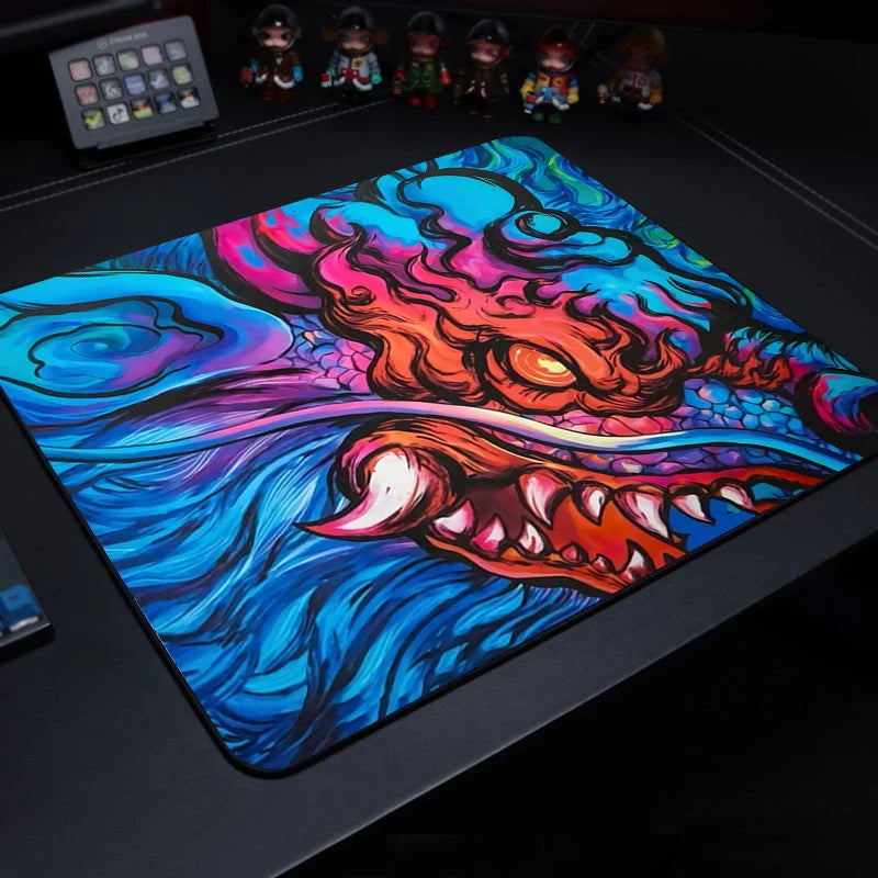 E-sports Tiger Cute Small Mouse Pad Gaming Laptops Mousepad Gamer Carpet Keyboard Mat Desk Protector Anime Cartoon Mouse Pads Quick Pick Grocers
