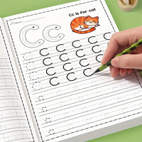 32-Page A-Z Alphabet Practice Book - Interactive Alphabet Learning and Creative Coloring Activities, Develop Writing Skills, Back-To-School Supplies, Easter and Christmas Gifts, Preschool Children, Alphabet Learning Book, Pre Quick Pick Grocers