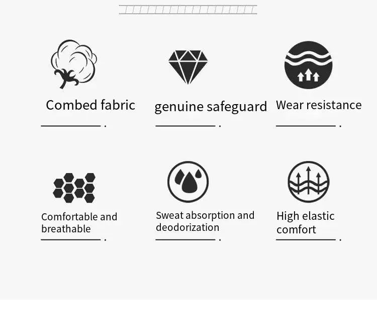 Men's Pure Cotton Socks Spring Striped Casual Socks Men's Anti-odor Antibacterial Business Socks High Quality Sports Sock Meias Quick Pick Grocers