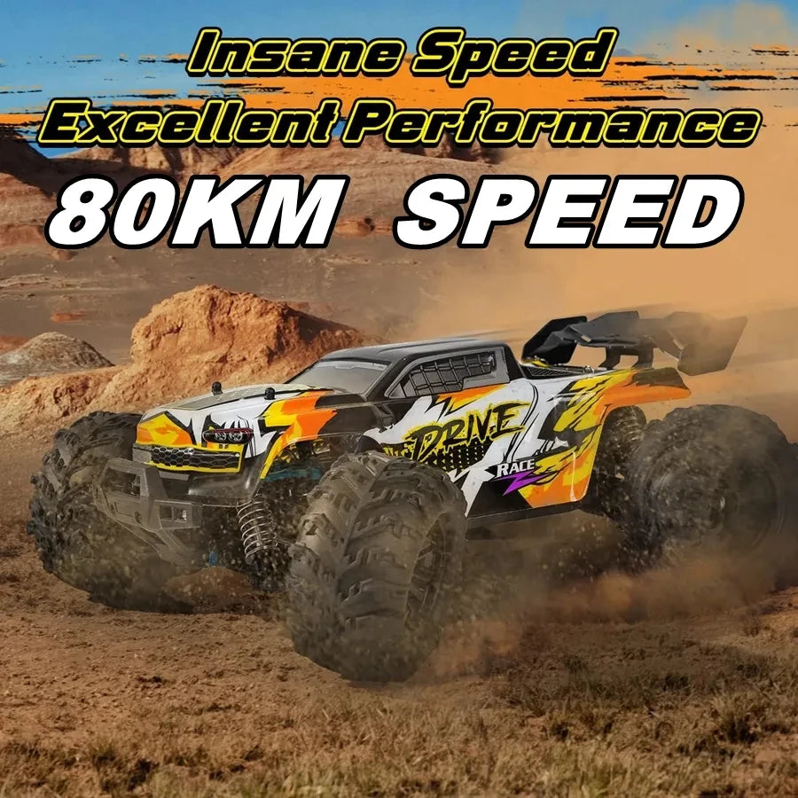 4WD Remote Control Car Off Road 4x4 RC High Speed Buggy Truck Super Brushless 50 or 80KM/H Fast Drift Racing Toy Kids Adults Econic Blanks