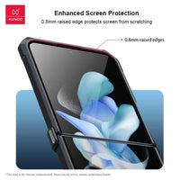 Xundd For Samsung Galaxy Z Flip 7 5 Z Flip 6 7 5G Case Airbag Shockproof Acrylic+TPU+Glass Back Cover For Flip5 z플립 5 7 케이스 Quick Pick Grocers