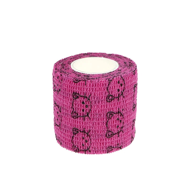 24 Rolls Elastic Bandage Self Adhesive Bandage Wrap Cohesive Tape Vet Wrap for Dog Cat Horse Pet Animals Ankle Sprains Quick Pick Grocers