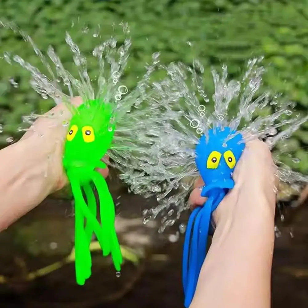 Baby Bath Toys Sponge Water Absorbing Octopus Squeezing Stress Relief Toys Summer Swimming Play Water Bath Toy for Children Quick Pick Grocers