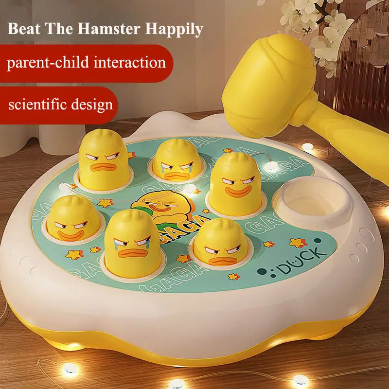 Duck/Frog/Pig Baby Toy Montessori Learning Game Educational Puzzle Gift for 12 24 Months Toddler Boy/Girl with Hammer Quick Pick Grocers