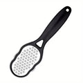 Stainless Steel Foot File - Anti-Splash Ergonomic File with Coarse/Fine Grit, Durable for Home Pedicure & Holiday Gift Quick Pick Grocers