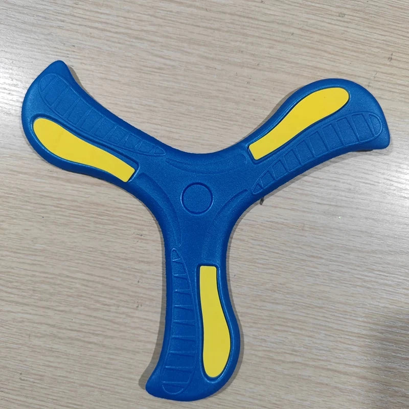 Children Outdoor Sport Flying Disc Soft EVA Touching Boomerang Return Dart Hand Throw Spinner Parent-Child Interactive Game Toys Econic Blanks