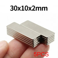 30x10x2mm Super Strong Neodymium Magnet N35 NdfeB Permanent Magnetic imanes Block Powerful Magnets Refrigerator Quick Pick Grocers