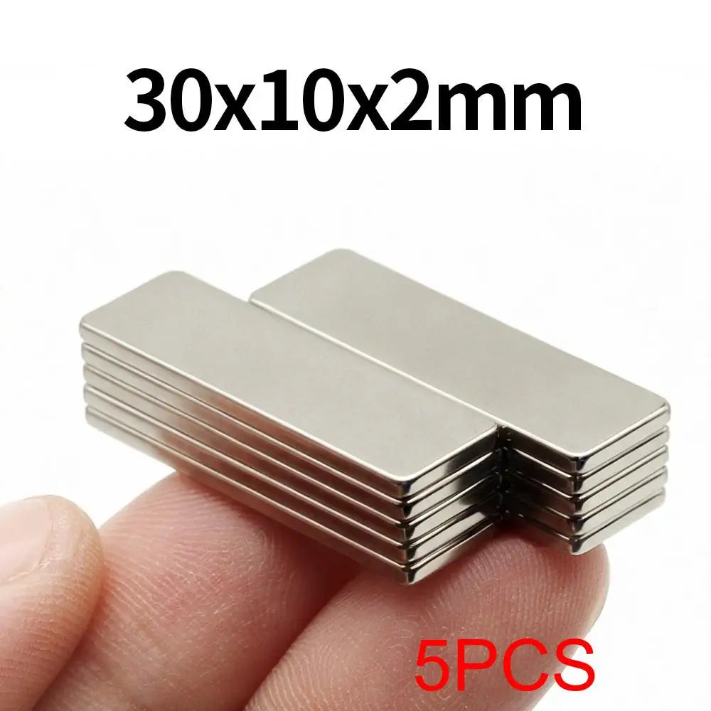 30x10x2mm Super Strong Neodymium Magnet N35 NdfeB Permanent Magnetic imanes Block Powerful Magnets Refrigerator Quick Pick Grocers