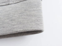 2024 Spring and Autumn New Casual Street Loose Oversize Hooded Zipper Hoodie Space Cotton Jacket Coat Lazy Women's Cardigan Econic Blanks