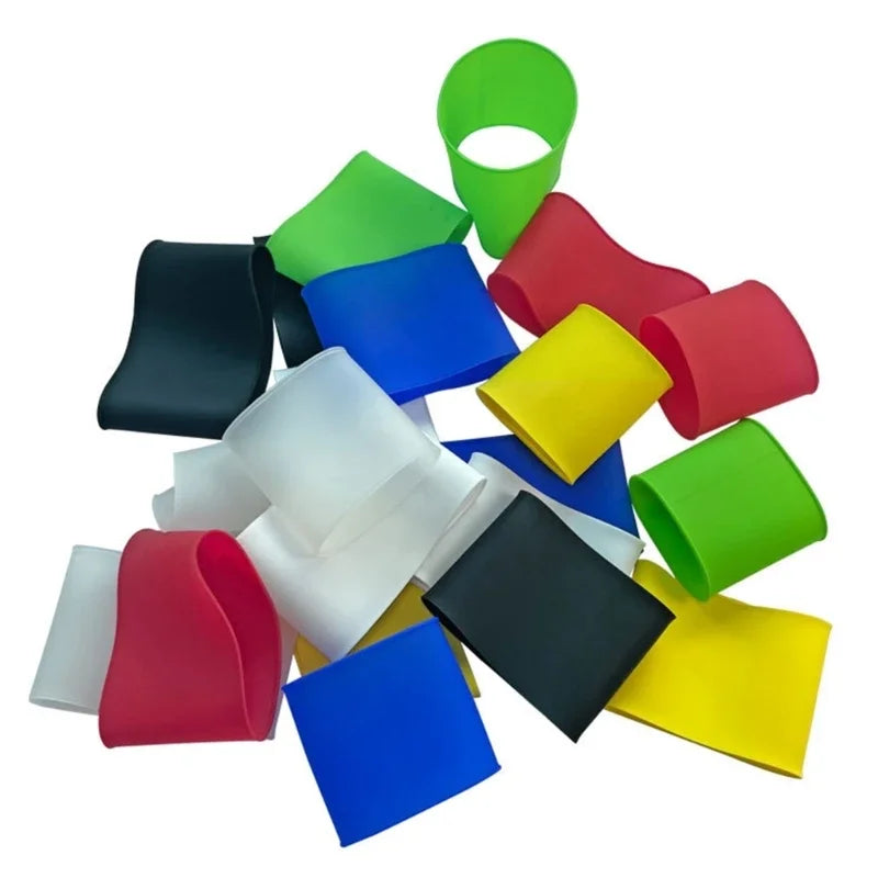 1 Pair Soccer Shin Guard Straps Silicones Shin Pad Holder Practical Shin Pad Banding for Football Running Cycling Sports Quick Pick Grocers