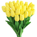 10Pcs Artificial Flower Realistic Touch Tulip Scrapbooking Vase Home Decor Wedding Garden Arch Garland  Mother's Day Bouquet diy Quick Pick Grocers
