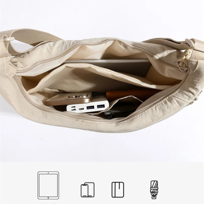 Nylon Shoulder Bag New High Capacity Women's Crossbody Messenger Bag Leisure Versatile purses and handbags Totes Hobos Bag Quick Pick Grocers