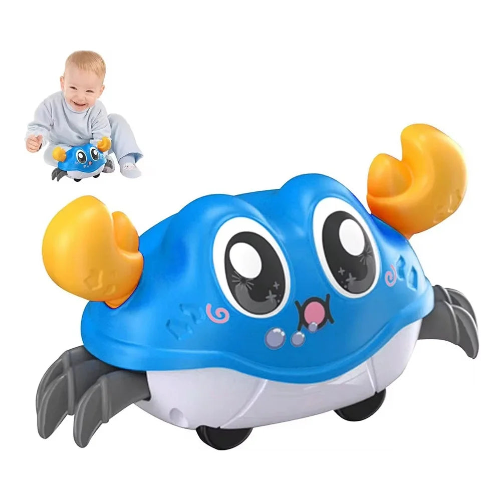 Children's Fun Double Return Force Left and Right Shake Simulation Crab Toy Baby Running Bubble Simulation Crab Crab Crawling Econic Blanks