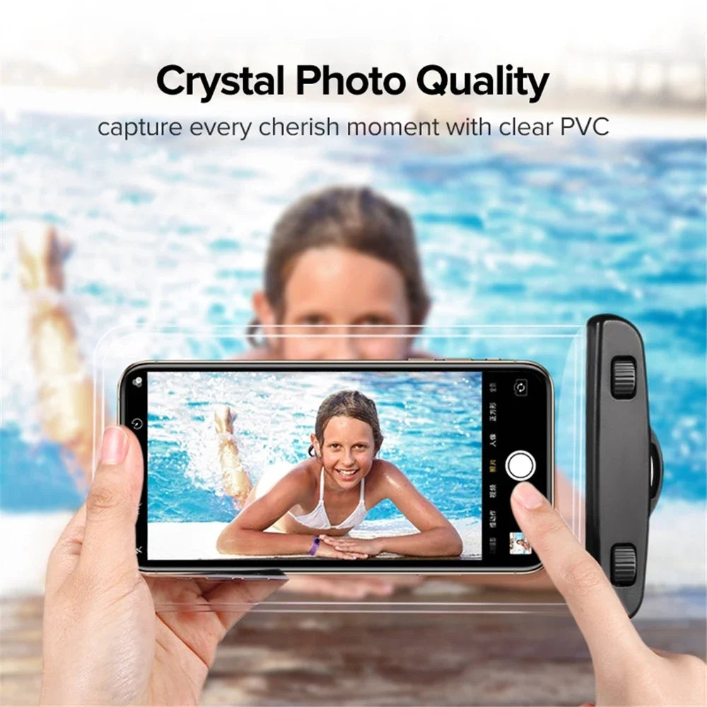 IP68 PVC waterproof phone case swimming water proof bag universal underwater phone protector pouch  cover for iPhone 15 14 13 Pr Quick Pick Grocers