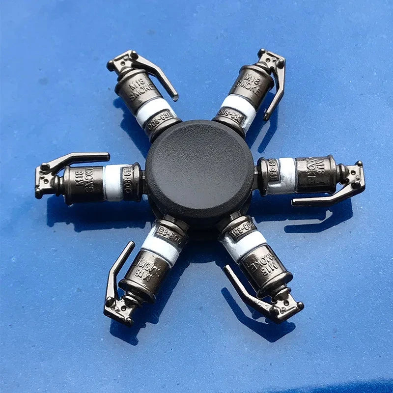 Creativity Hand Spinner Gun Zinc Alloy Metal Fidget King of Glory Weapon Series Kids Stress Relief Funny Toys Econic Blanks