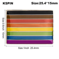 Pride Badge Bisexual Pansexual Brooch Lesbian Pride Pin Flag LGBTQ Gay Flag Lapel Pin Quick Pick Grocers