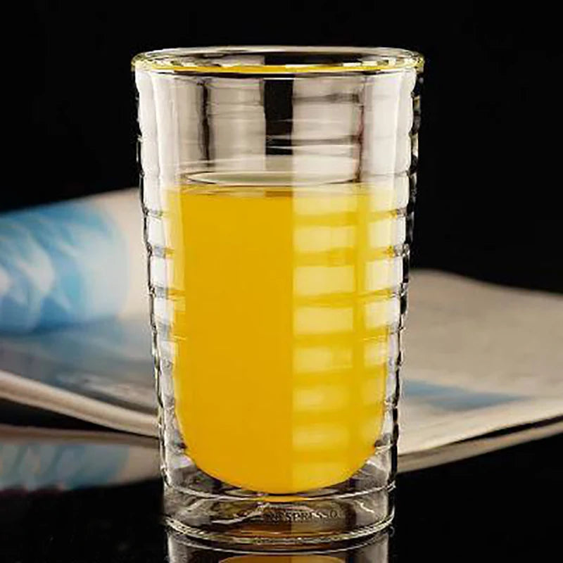 Nespresso Coffee Mug Heat Resistant Double Wall Tea Glass Cup Beer Coffee Handmade Creative Cold Beverage Transparent Drinkware Quick Pick Grocers