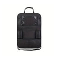1pc Simple Black large size Multi Grid Seat Back Hanging Car Storage Bag, Multifunction Car Storage Bag For Car, Halloween, Than Econic Blanks