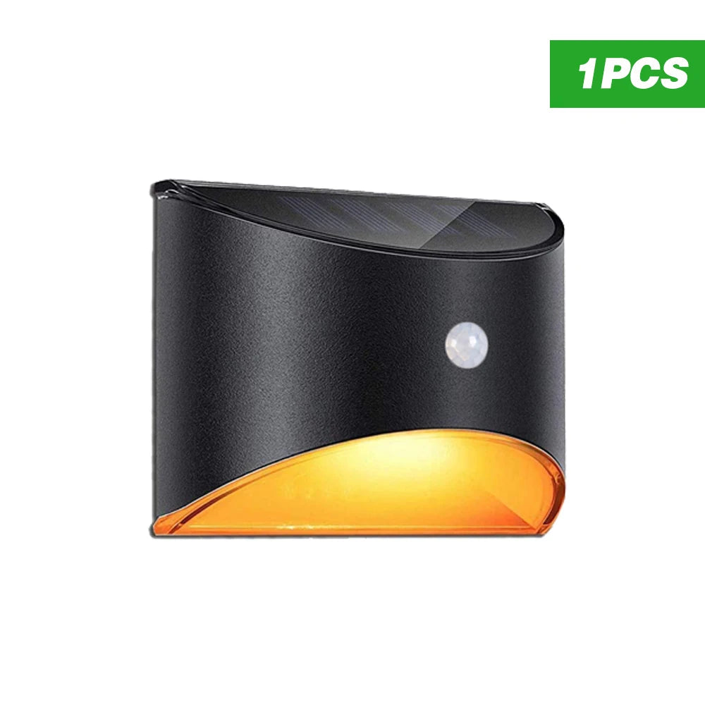 LED Solar Light Outdoor Motion Sensor Wall Lights Waterproof Garden Wall Lamp Solar Power Lighting Decorative Wall Stair Fence Quick Pick Grocers