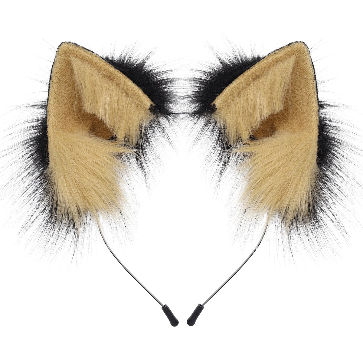 Handmade Faux Fur Animal Ears Headband Furry Cat Fox Ear Hairhoop Headwear Costume Accessory for Cosplay Masquerade Quick Pick Grocers