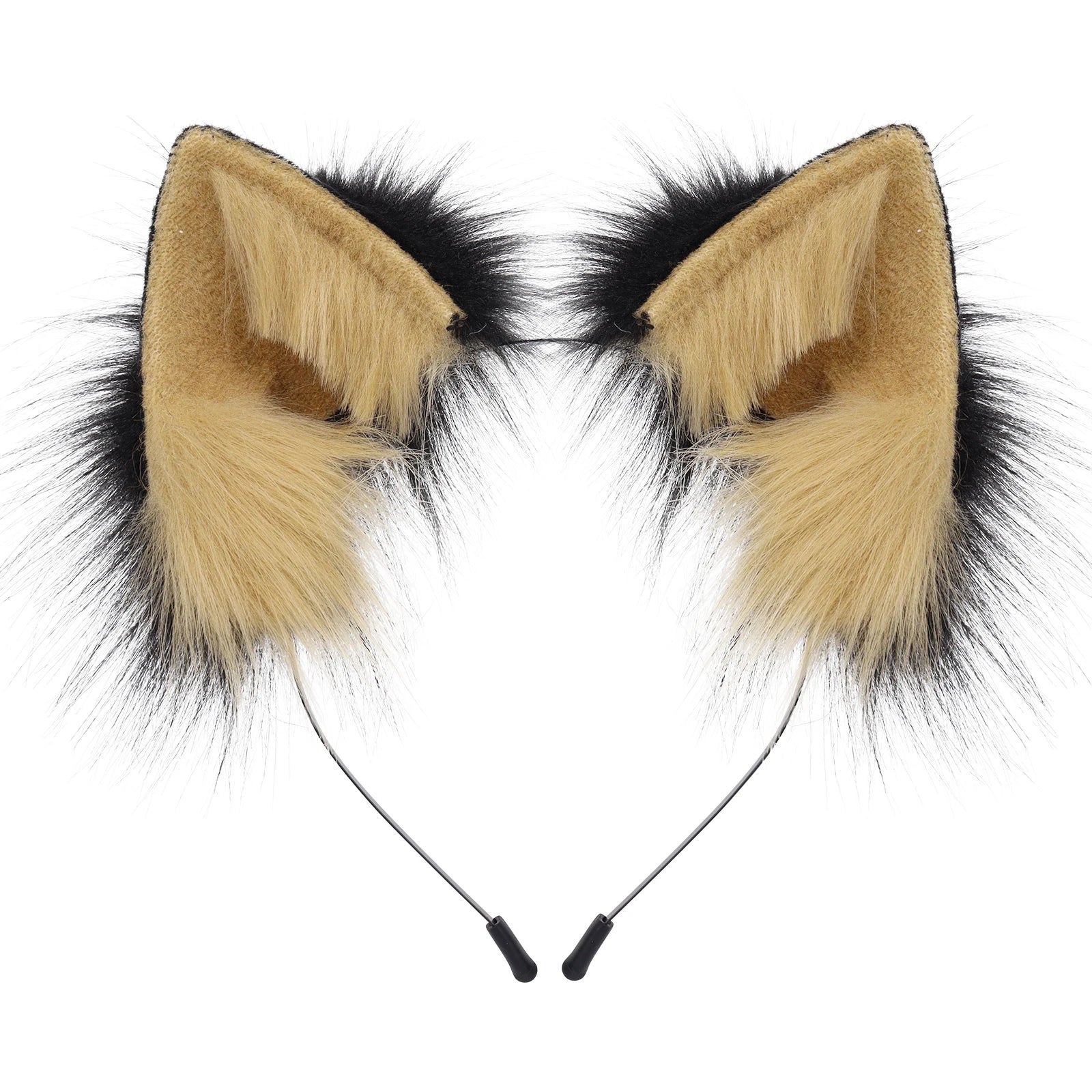 Handmade Faux Fur Animal Ears Headband Furry Cat Fox Ear Hairhoop Headwear Costume Accessory for Cosplay Masquerade Quick Pick Grocers