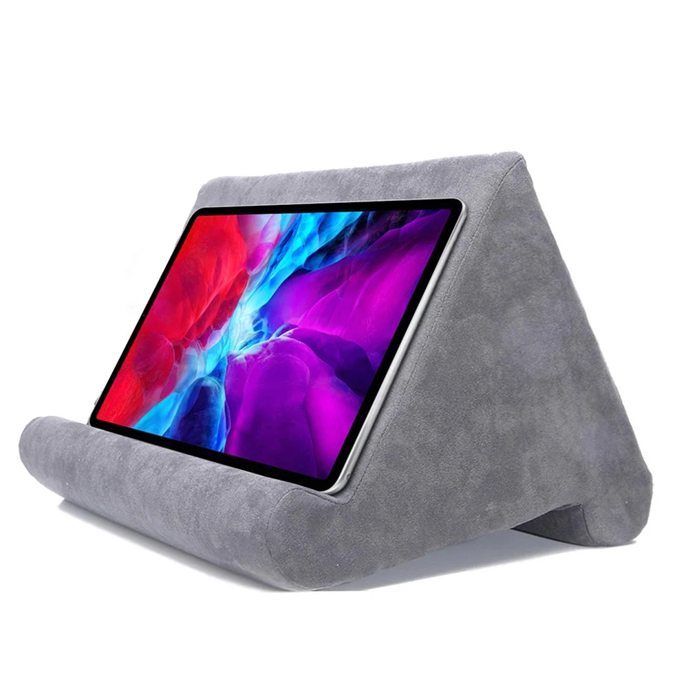 Sponge Pillow Tablet Holder for IPad Samsung Huawei Xiaomi Tablet Holder Mobile Phone Support Pillow Multi-angle Reading Stand Quick Pick Grocers