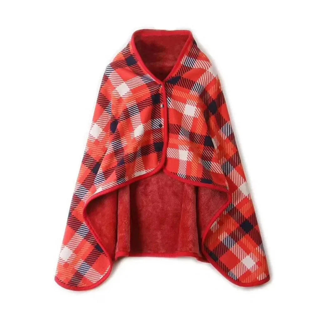 Lady Multifunction Doublelayer Tartan Plaid Blanket Scarf Wrap Shawl Winter Warm шарф женский Elegant Womens Shawl Scarf Winter Econic Blanks