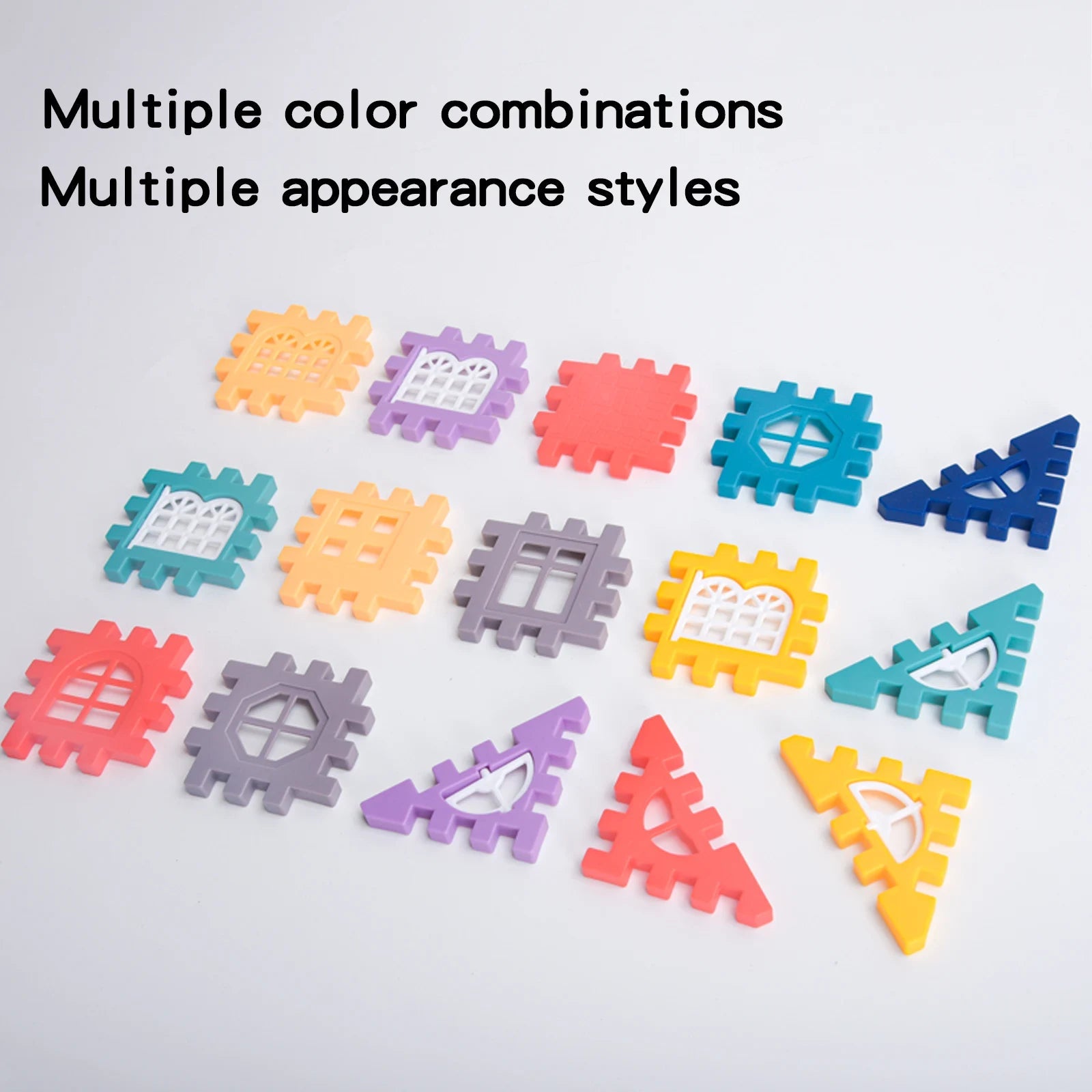 Large scale house building block simulation window design, kindergarten construction, creation of boys and girls large house bui Quick Pick Grocers