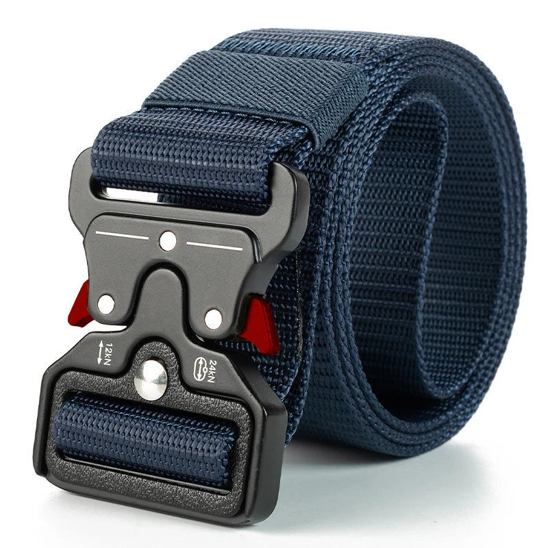 Genuine Tactical Belt Quick Release Outdoor Military Belt Soft Real Nylon Sports Accessories Men And Women Black Belt Quick Pick Grocers