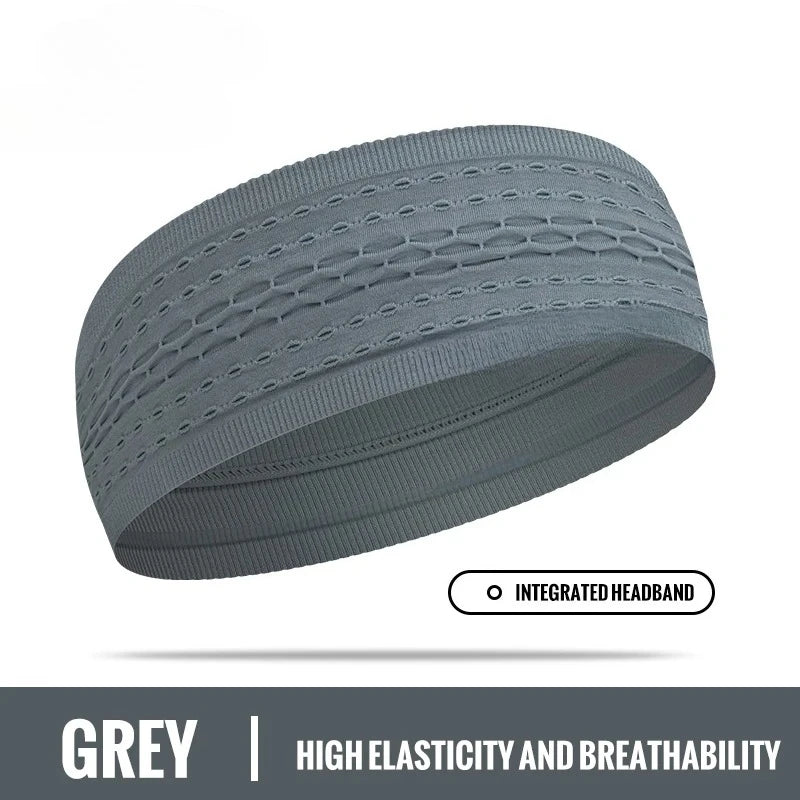 1PC Non-Slip Sport Headbands Moisture Wicking Workout Sweatband for Men & Women Fitness Running Cycling Football Yoga Hairband Quick Pick Grocers