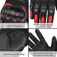 Summer Motorcycle Gloves Men Women Full Finger Touch Screen Motocross Racing Gloves Motorbike Bicycle Cycling Glove M-XXL Quick Pick Grocers