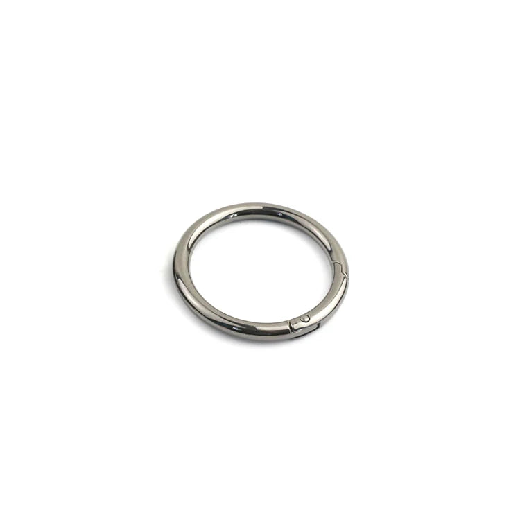 Metal spring gate O Ring Openable Keyring Leather Craft Bag belt strap buckle trigger snap clasp clip connector DIY accessory Quick Pick Grocers