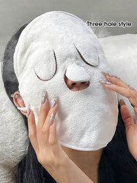 Hot compress towel hanging ear soft skin-friendly steam heating cold hot compress face towel wet compress irrigation face towel Quick Pick Grocers