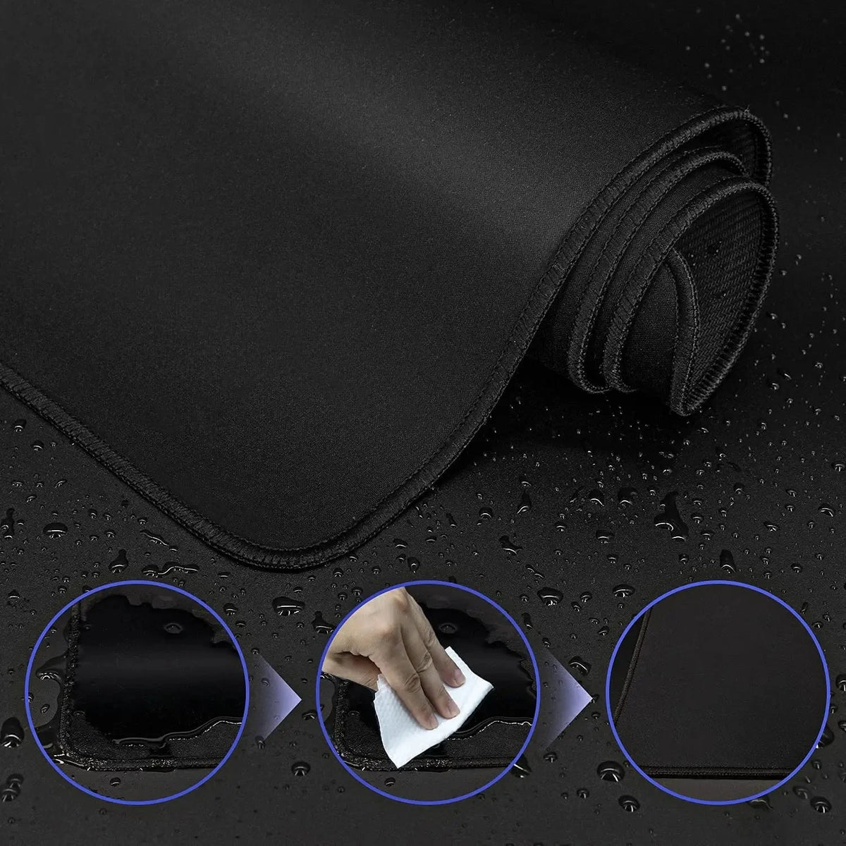 XXL Black Mouse Pad Gaming MousePad Large Mouse pad Gamer Mause Carpet PC Desk Mat keyboard pad Computer Mouse Pad Econic Blanks