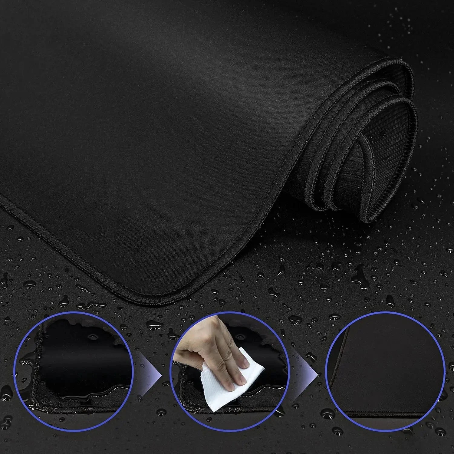 XXL Black Mouse Pad Gaming MousePad Large Mouse pad Gamer Mause Carpet PC Desk Mat keyboard pad Computer Mouse Pad Econic Blanks