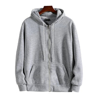 Zipper Hoodies Autumn Winter Men's New Long Sleeve Hooded Sweatshirt Fashion Casual Male Outfit Sportwear Loose Fit Clothes Quick Pick Grocers