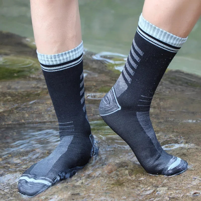 Waterproof Socks Breathable Outdoor Waterproof Hiking Wading Camping Winter Skiing Sock Riding Snow Warm Waterproof Socks Quick Pick Grocers