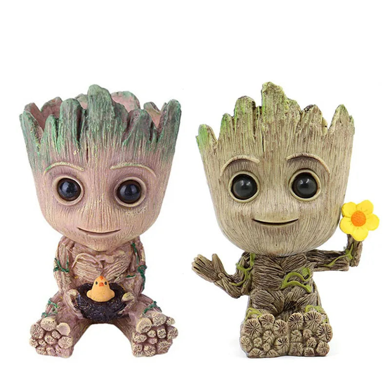 Home Decoration Groot Planter Flower Pots For Indoor Flowers Pot Tree Man Ornaments Anime Figure Statue Art Crafts Kid Men Gifts Quick Pick Grocers