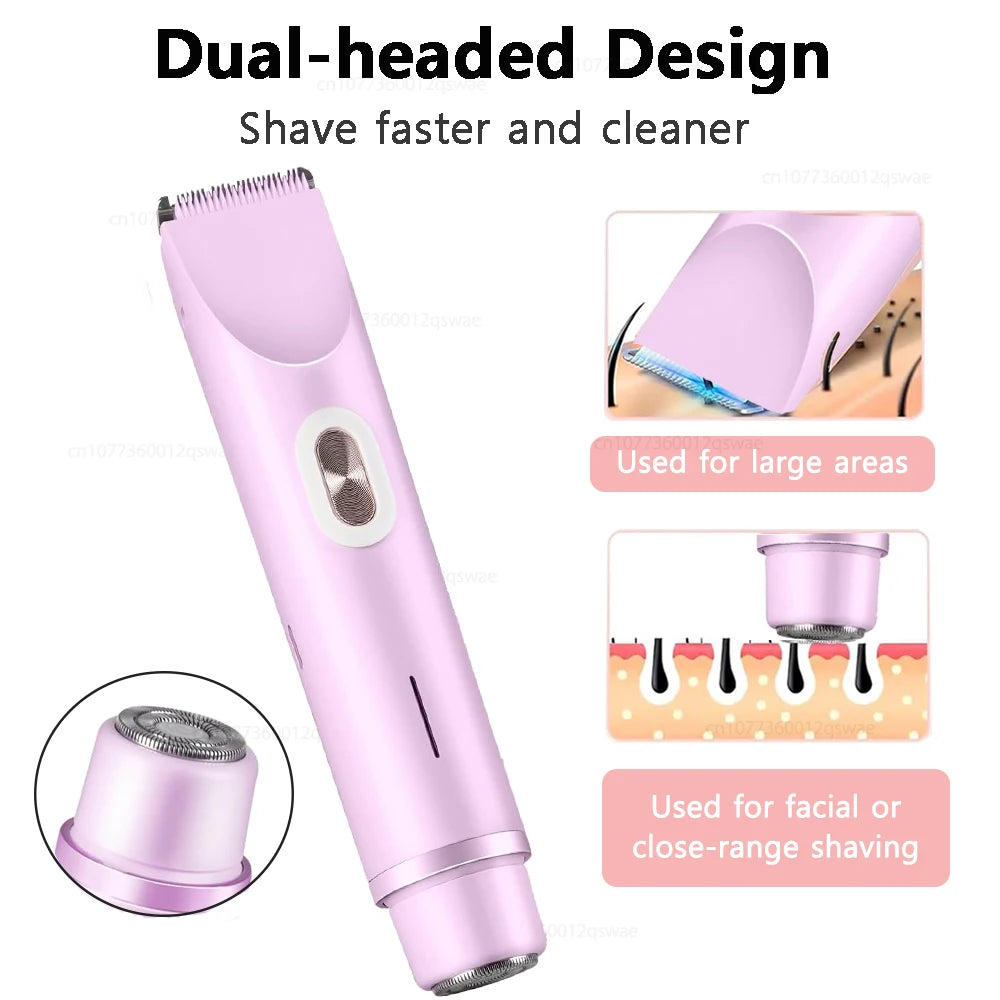 Electric Razor Woman Shaver Painless Mustache Epilator Leg Bikini Body Hair Trimmer for Women Facial Epilator Hair Remover Quick Pick Grocers