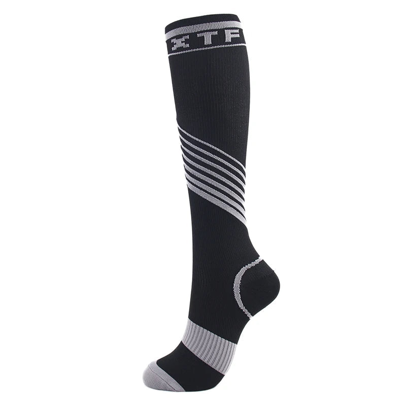 Compression Socks Varicose Veins Men's And Women's Sports Socks Football 20-30 Mmhg Elastic Anti Fatigue Pain Relief Wholesale Quick Pick Grocers