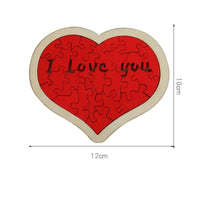 20 Reasons Why I Love You Puzzle Engraved Love Gift Home Decor Sentimental Gifts Personalized Mother's Day Valentine Day Gift Quick Pick Grocers