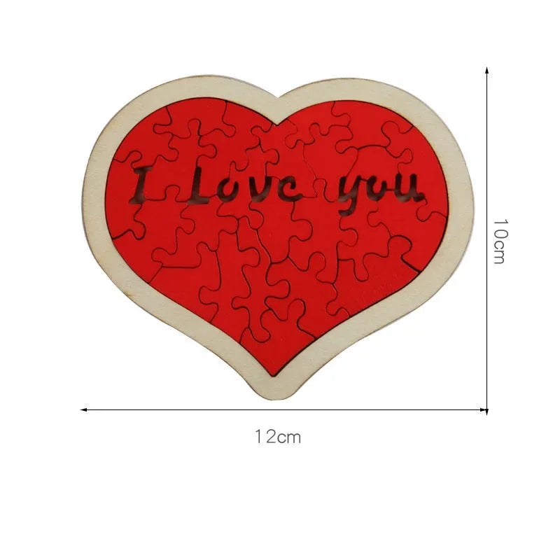 20 Reasons Why I Love You Puzzle Engraved Love Gift Home Decor Sentimental Gifts Personalized Mother's Day Valentine Day Gift Quick Pick Grocers