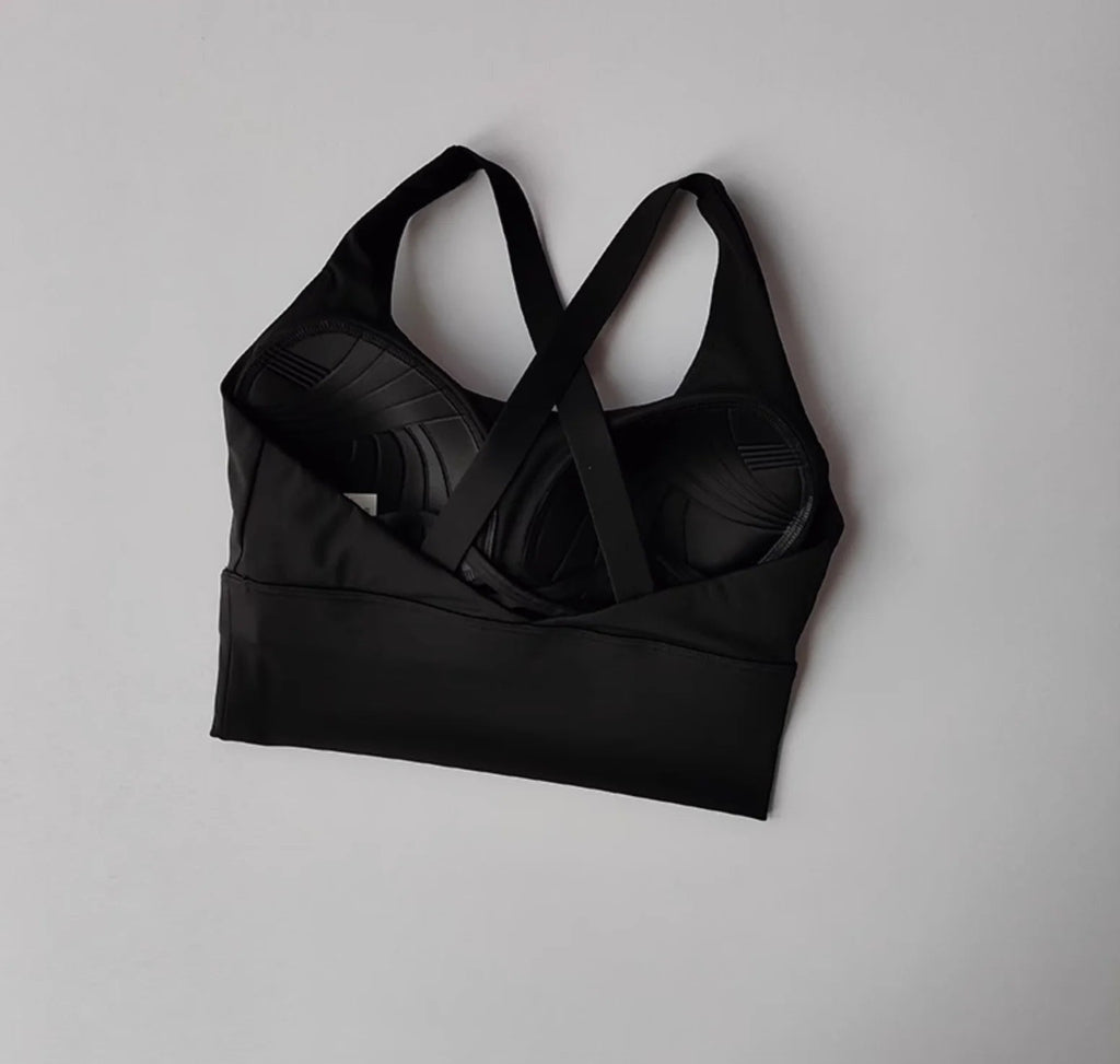 Shockproof High-Intensity Exercise Fitness Bra All-In-One Cup Running Gathered Yoga Beauty Back Breathable Sports Bra for Women Quick Pick Grocers